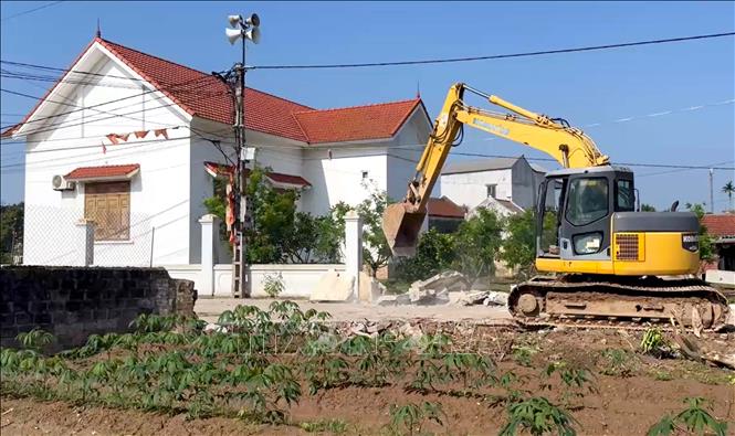 Điểm sáng trong phong trào hiến đất và tài sản trên đất làm đường giao thông