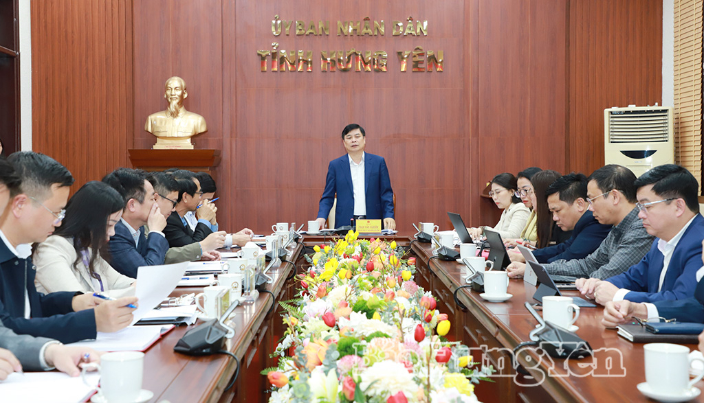 UBND tỉnh cho ý kiến hoàn thiện dự thảo “Đề án quy hoạch mạng lưới y tế tỉnh Hưng Yên giai đoạn 2026 - 2030, tầm nhìn đến năm 2050”