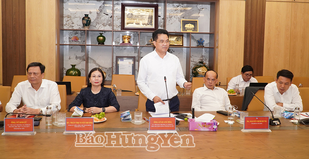 Hưng Yên: Tọa đàm, đối thoại với doanh nghiệp Hàn Quốc về thu hút đầu tư