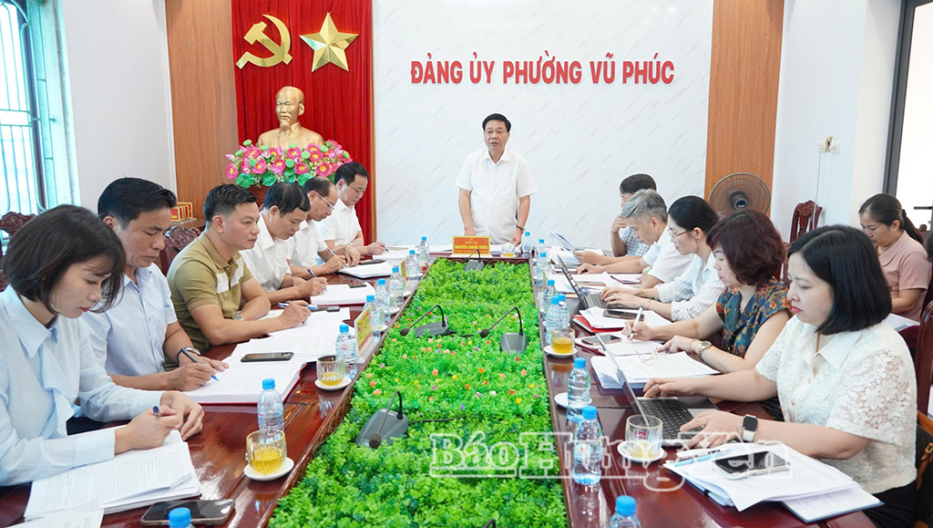 Giám sát việc quản lý, xử lý tài sản công sau sáp nhập tại phường Vũ Phúc