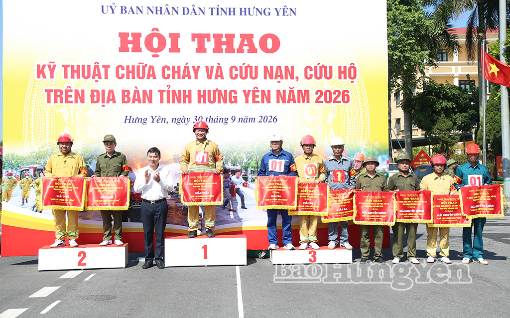 Hội thao kỹ thuật chữa cháy và cứu nạn, cứu hộ trên địa bàn tỉnh Hưng Yên năm 2026