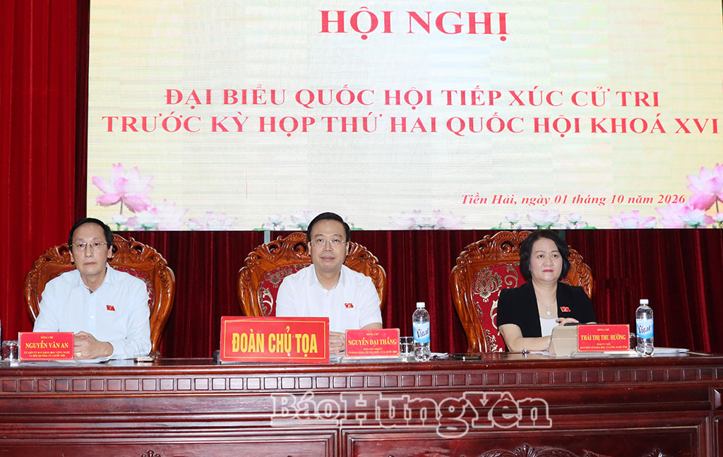 Cử tri xã Tiền Hải kiến nghị nhiều nội dung về y tế, giáo dục
