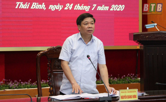 Họp Ban Chỉ đạo Xây dựng Chính quyền điện tử tỉnh Thái Bình