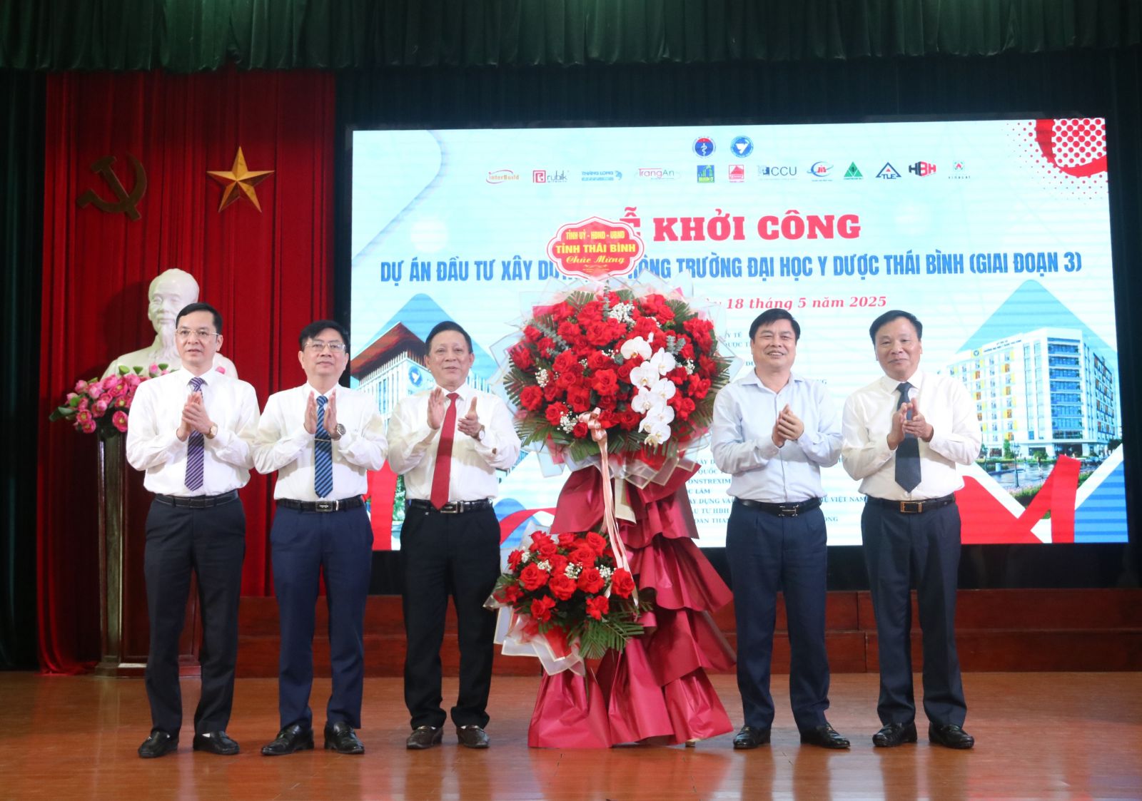 Khởi công xây dựng công trình thuộc dự án mở rộng Trường Đại học Y Dược Thái Bình