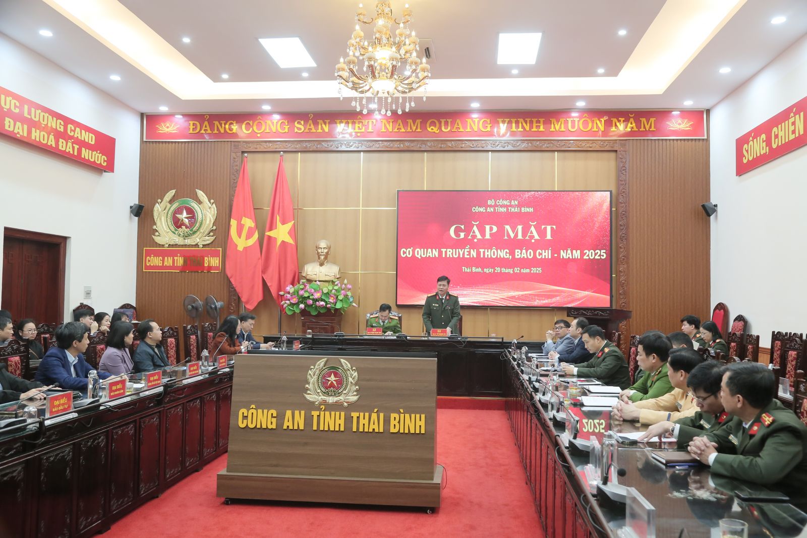 Công an tỉnh gặp mặt cơ quan truyền thông, báo chí năm 2025