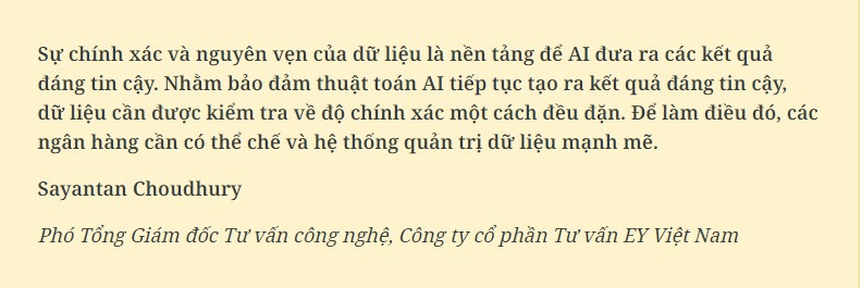 Số hóa dữ liệu trong hoạt động ngân hàng