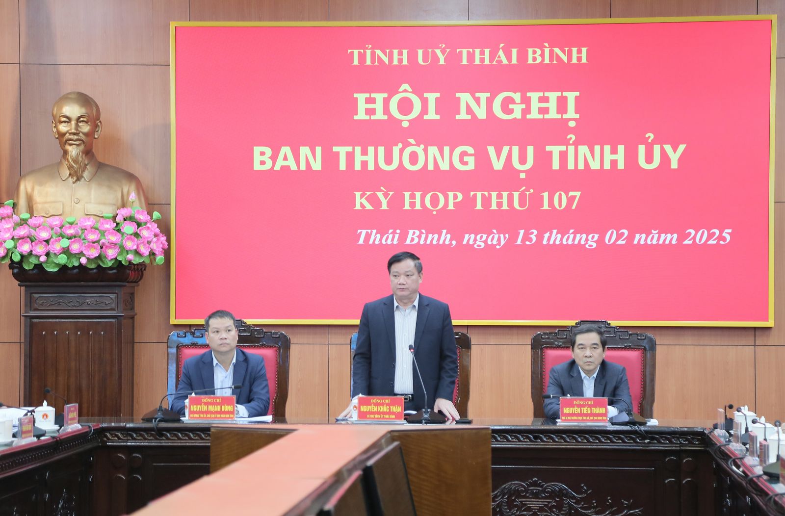 Hội nghị Ban Thường vụ Tỉnh ủy