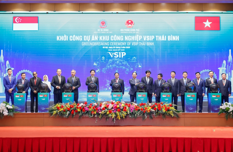 Khởi công dự án Khu công nghiệp VSIP Thái Bình