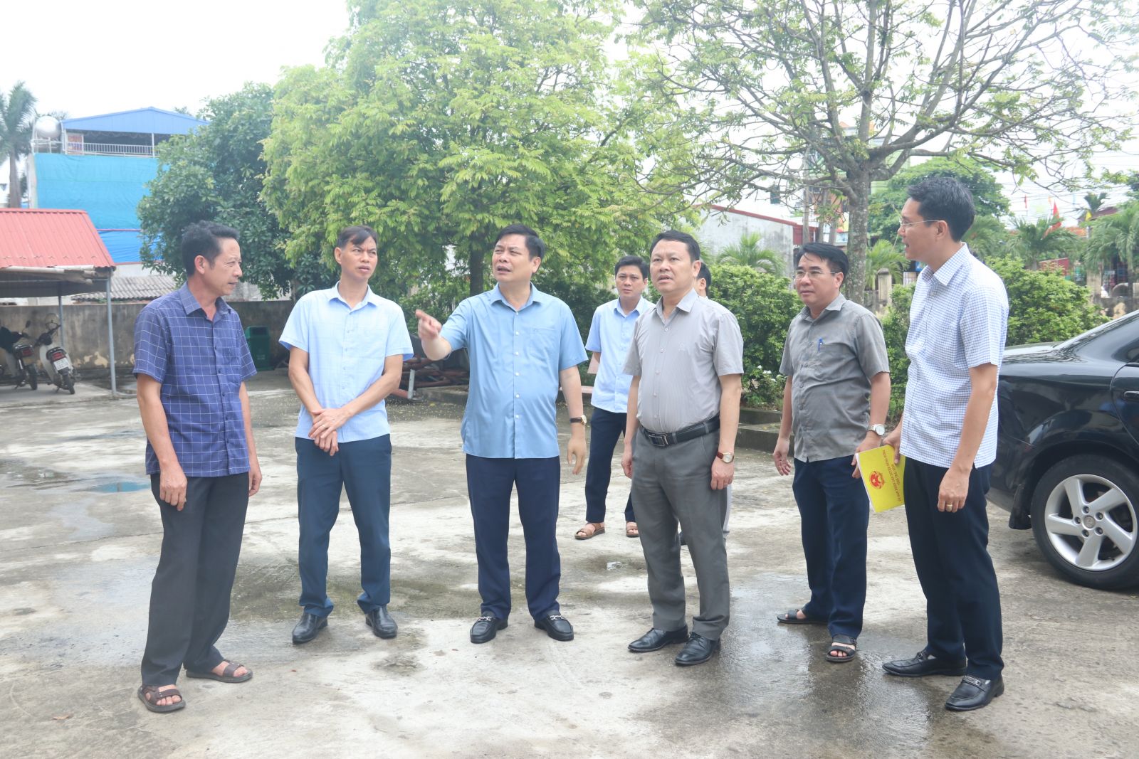 Kiểm tra công tác chuẩn bị các phương án bố trí nơi đặt trụ sở hành chính cấp xã sau sắp xếp
