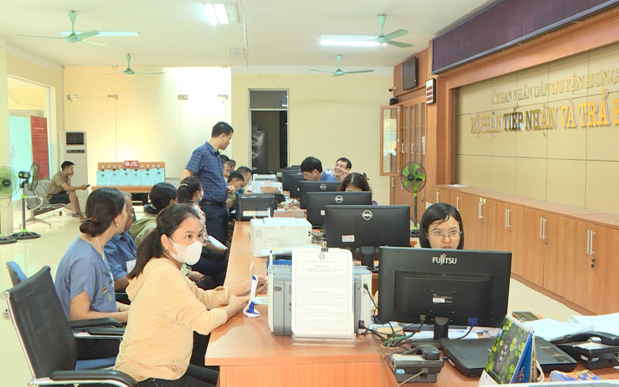 Hưng Hà: Tỷ lệ số hóa kết quả hồ sơ gần 100%