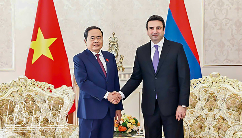 Chủ tịch Quốc hội Trần Thanh Mẫn hội đàm với Chủ tịch Quốc hội Armenia Alen Simonyan