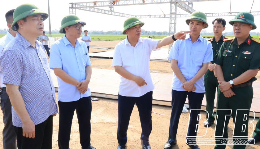 Chuẩn bị tốt các điều kiện để khởi công Dự án tuyến đường CT.08; Khu công nghiệp Hưng Phú; Lễ động thổ dự án Nhà máy sản xuất ô tô GEL-O&amp;J