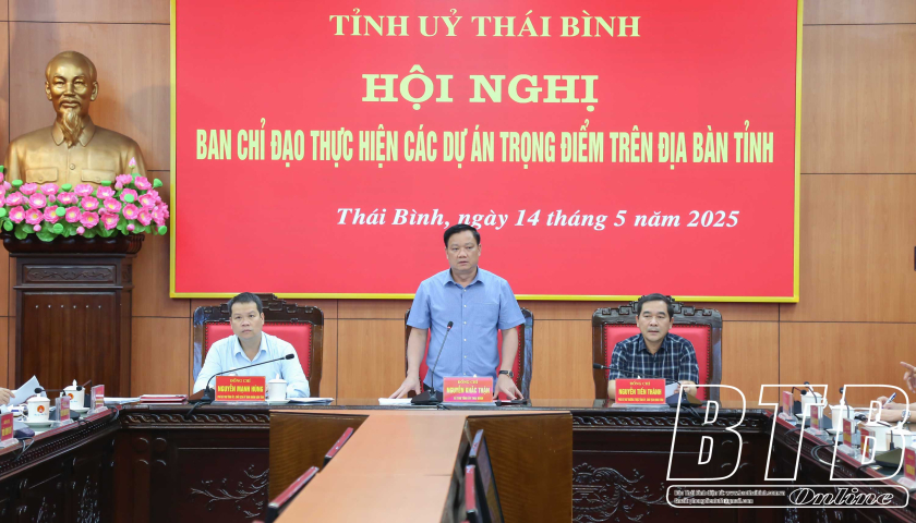 Tập trung đẩy nhanh tiến độ thực hiện các dự án trọng điểm trên địa bàn tỉnh