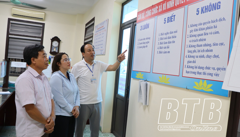 Kiến Xương: Chính quyền thân thiện vì nhân dân phục vụ