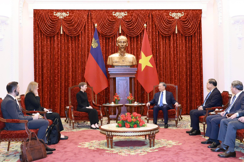 Tổng Bí thư, Chủ tịch nước Tô Lâm tiếp Thủ tướng Liechtenstein
