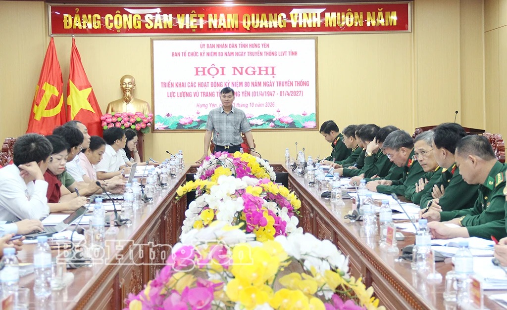 Triển khai các hoạt động kỷ niệm 80 năm Ngày truyền thống Lực lượng vũ trang tỉnh