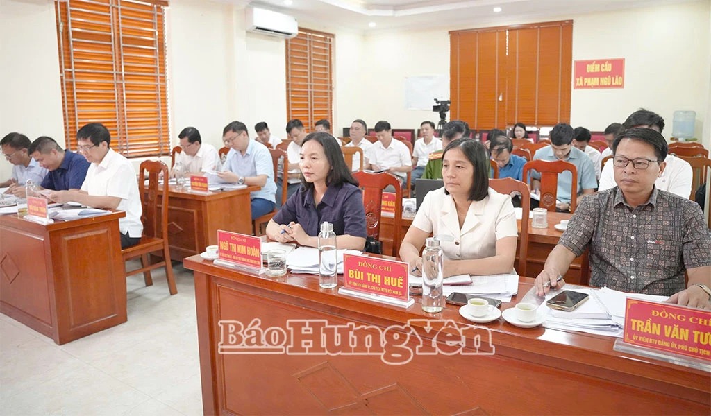Ban Chấp hành Đảng bộ xã Phạm Ngũ Lão đánh giá công tác lãnh đạo tháng 10/2026