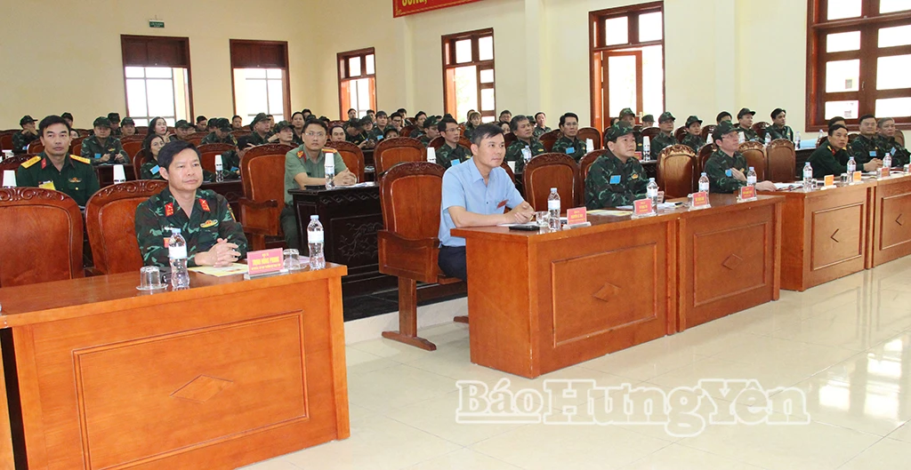 Diễn tập bảo đảm tác chiến khu vực phòng thủ tỉnh cho Sở Tài chính, Sở Xây dựng, Sở Khoa học và Công nghệ đạt mục đích, yêu cầu đề ra